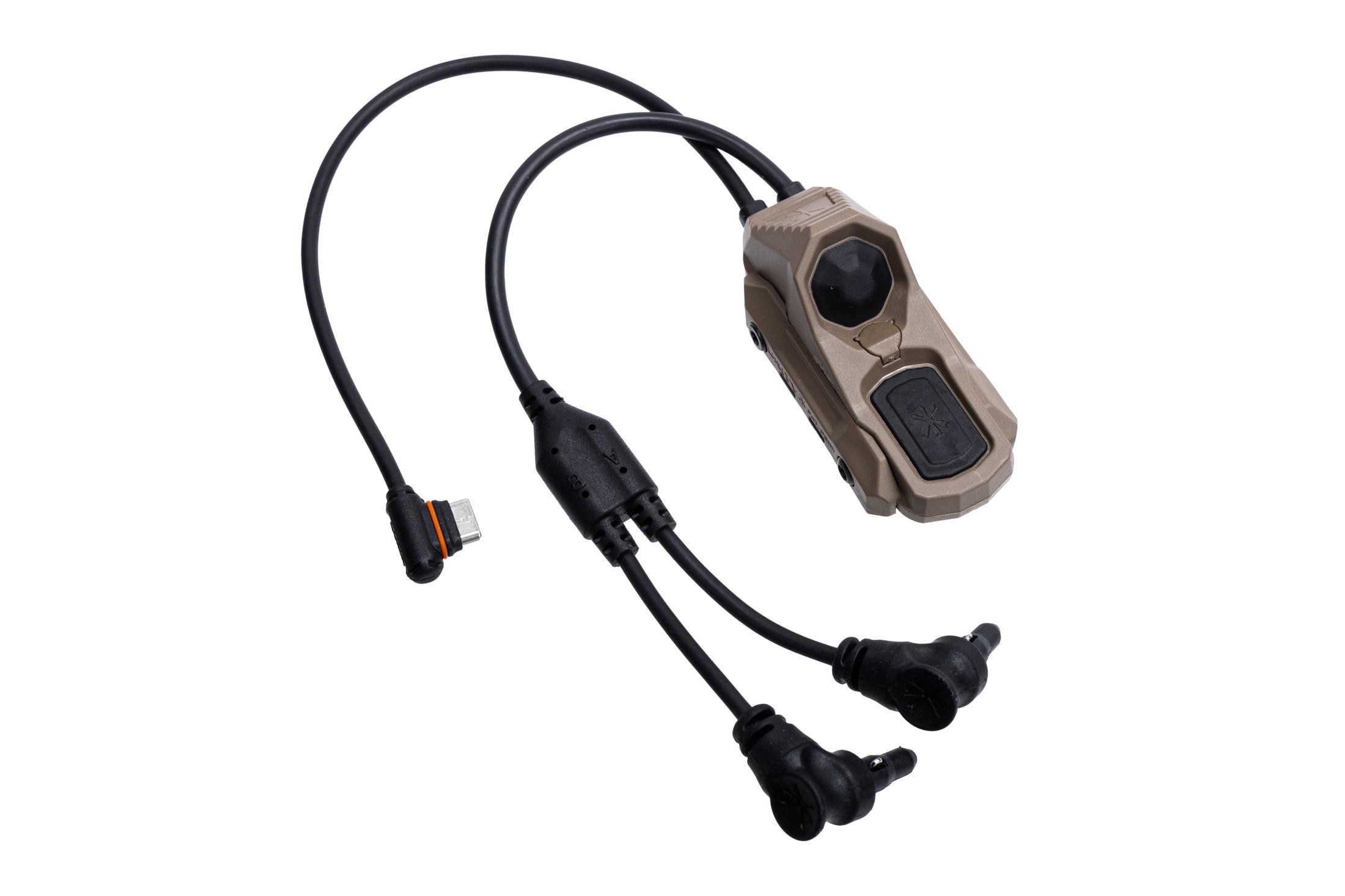 Unity Tactical Axon Sync Dual Lead Remote Switch Polymer 2.80" - Reliable - AXNS-UCD7F